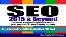 Ebook SEO 2015   Beyond: Search engine optimization will never be the same again! (Webmaster
