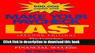 Ebook Make Your Paycheck Last Free Online