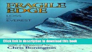 Ebook Fragile Edge: Loss on Everest Full Online KOMP