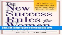 Books The New Success Rules for Women: 10 Surefire Strategies for Reaching Your Career Goals Full