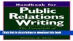 Ebook Handbook for Public Relations Writing: The Essentials of Style and Format Full Online