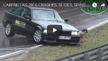 CARFREITAG 2016 CRASHES SLIDES SPINS and pure ACTION on the Nordschleife FullHD