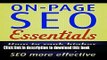 Ebook On-Page SEO Essentials: How to achieve higher rankings for your web site and make all your