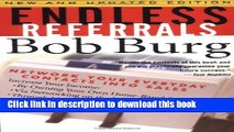 Books Endless Referrals: Network Your Everyday Contacts Into Sales, New   Updated Edition Full