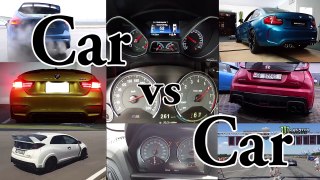 Ford Focus RS vs BMW M2 - Acceleration 0-200km h, Revs & Exhaust Sound