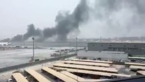 Emirates Airlines Boeing 777 Crash landing Fire Dubai Airport