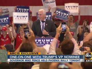 One-on-one with VP nominee Mike Pence