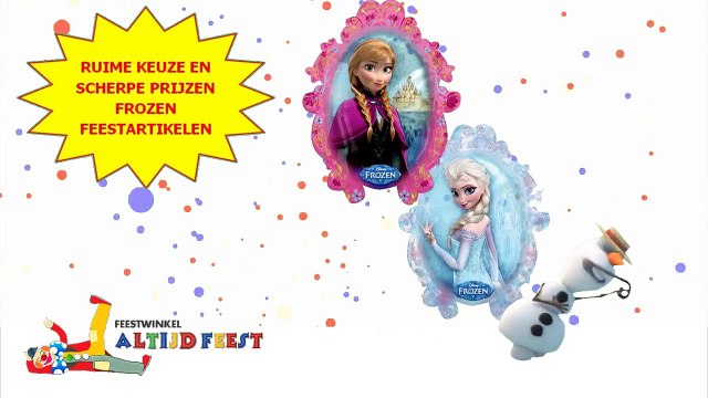 Frozen versieringen voor een verjaardag | Feestwinkel Altijd Feest
