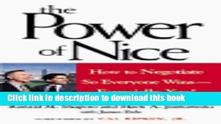 Ebook The Power of Nice Full Online