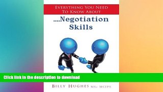 FAVORIT BOOK Everything You Need To Know About....Negotiation Skills READ PDF FILE ONLINE