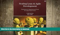 READ THE NEW BOOK Scaling Lean   Agile Development: Thinking and Organizational Tools for