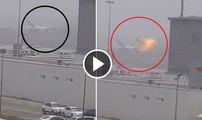 Emirates Airline flight crash-lands at Dubai airport