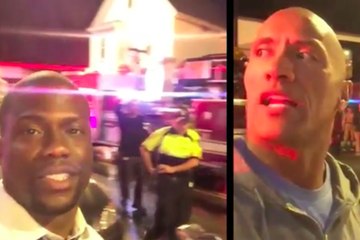 kevin hart vs the rock instagram duel funny 2015