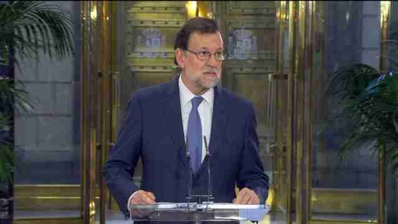 Mariano Rajoy dice que España necesita un "Gobierno sólido y estable"