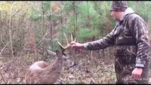 Georgia Duck Hunters Approached by Wild Buck
