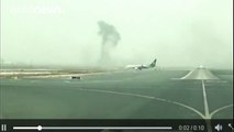 Accidente de un avión al aterrizar en el aeropuerto internacional de Dubai