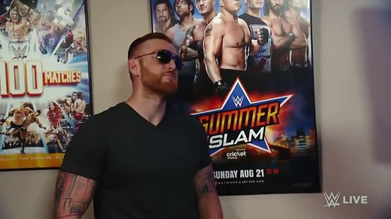Rhyno uses a Gore to say hello to Heath Slater_ SmackDown Live, Aug. 2, 2016