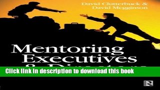 Download Books Mentoring Executives and Directors PDF Free