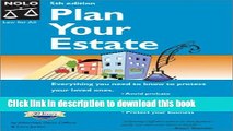 Ebook Plan Your Estate: Absolutely Everything You Need to Know to Protect Your Loved Ones Free