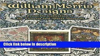 Books William Morris Designs: From the Collection of the Victoria   Albert Museum (Card Books)