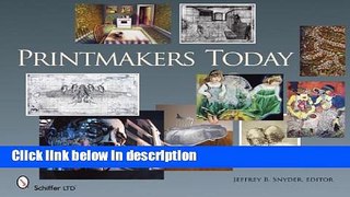 Ebook Printmakers Today Full Online