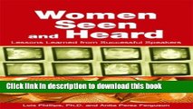 Ebook Women Seen and Heard: Lessons Learned from Successful Speakers Full Online