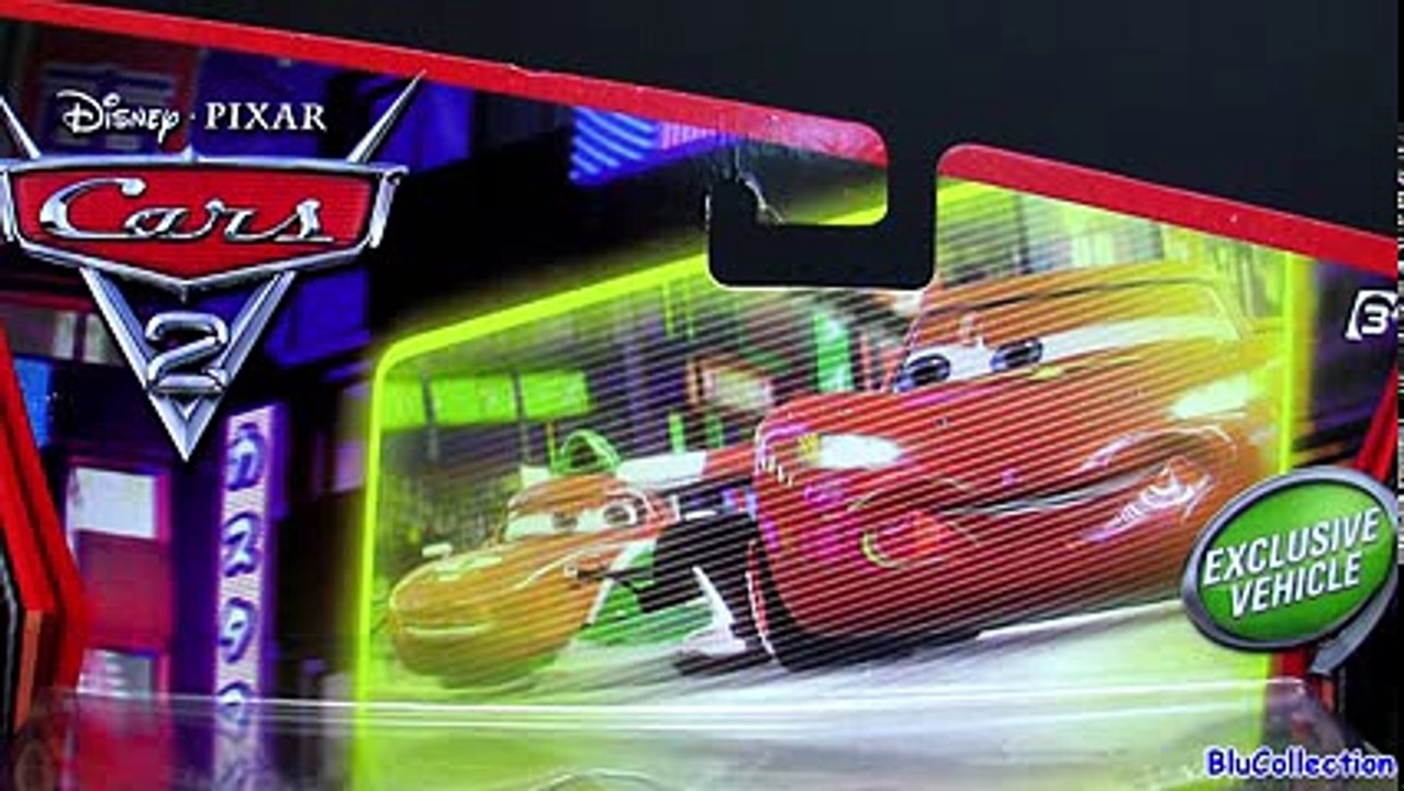 Cars 2 toys Ka-Ciao Lightning Mcqueen Vs. Francesco Bernoulli Diecast toy review by Blucollection