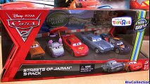Cars 2 toys 5-pack Diecasts ToysRus Tamiko Shigeko Okuni Disney Pixar Lightning McQueen toy review