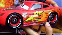 Cars 2 Transforming Lightning McQueen from Disney store Buildable Toy Review by Blucollection