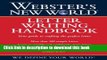 Books Webster s New World Letter Writing Handbook Free Online