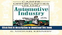 [Read PDF] Career Opportunities in the Automotive Industry Ebook Online