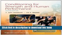 Ebook Conditioning for Strength and Human Performance Free Online KOMP