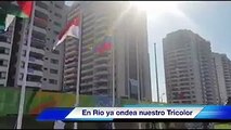 Así ondea la bandera venezolana en la villa olímpica de Río de Janeiro