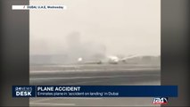 Emirates plane in 'accident on landing' in Dubai