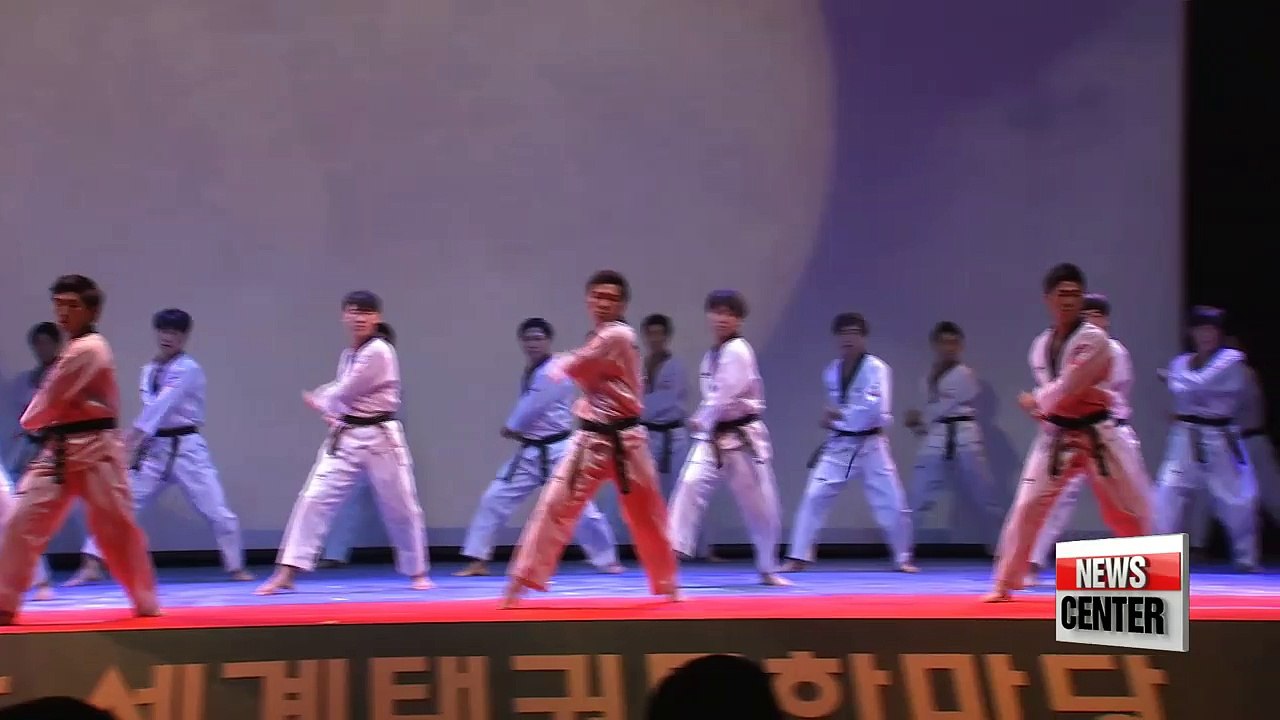 Celebrating the Korean traditional martial art...Global Taekwondo Festival kicks off in Seoul