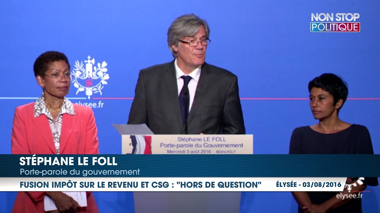 Stéphane Le Foll dément les propos de Gilles Carrez... et enterre une promesse de campagne de François Hollande