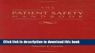 Books The Patient Safety Handbook Free Online