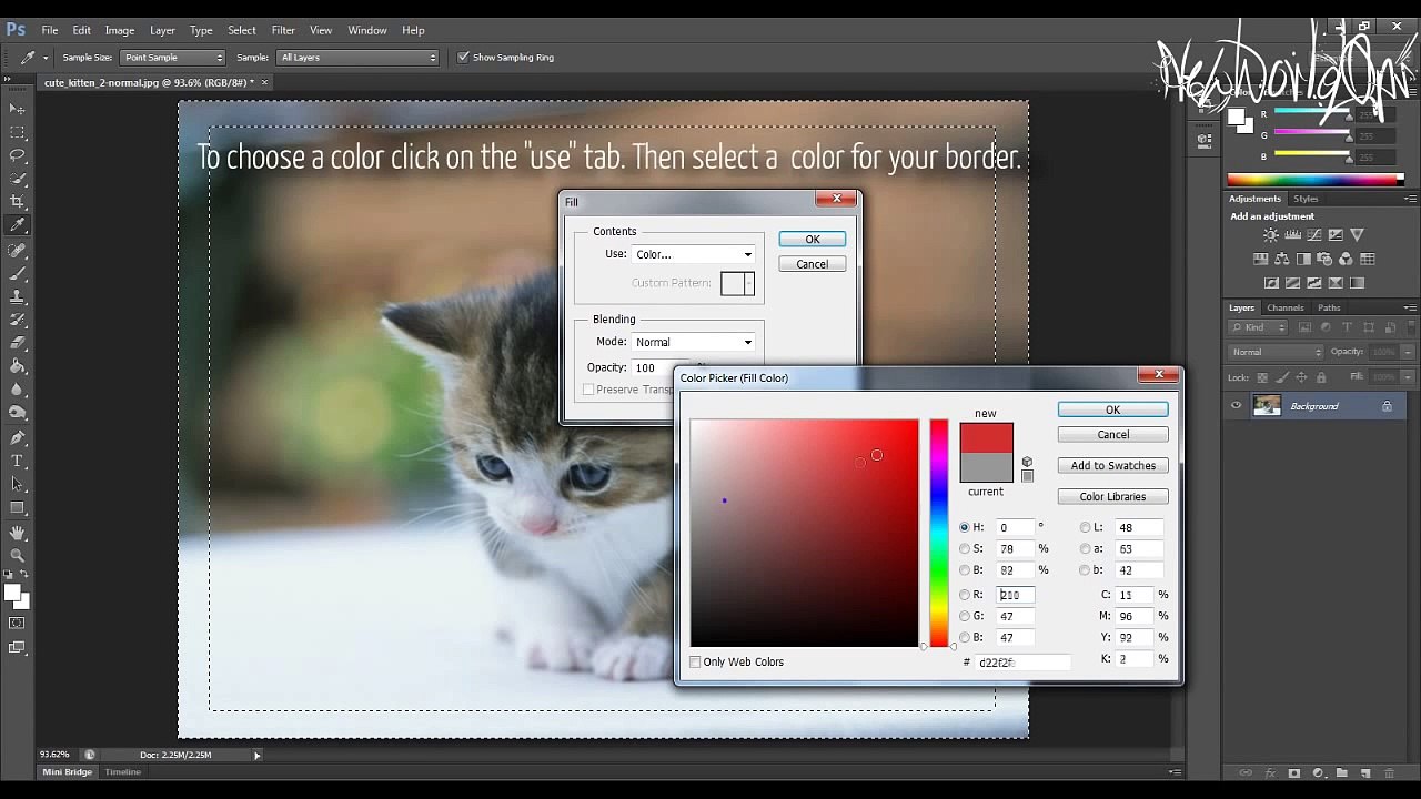Adobe Photoshop CS6 - Adobe Photoshop CS6  Creating Borders [ Tutorial ]