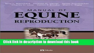 Books Manual of Equine Reproduction Free Download