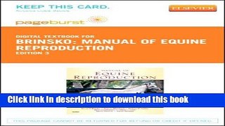 Books Manual of Equine Reproduction - Elsevier eBook on VitalSource (Retail Access Card) Full Online