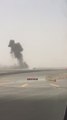 Smoke Billows From Emirates Plane After Emergency Landing