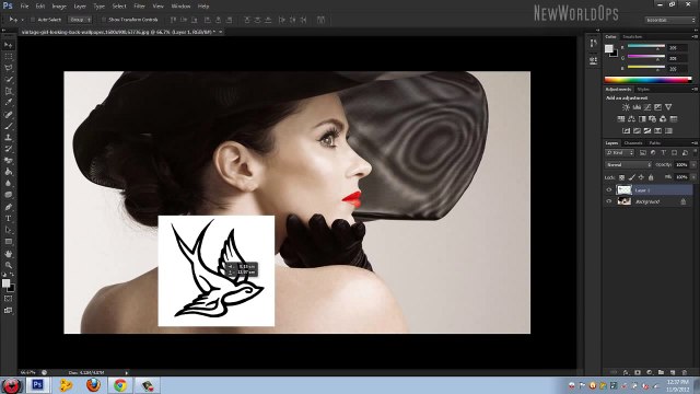 Adobe Photoshop CS6 - Tattoo Tutorial [ Digital Tattoos ]