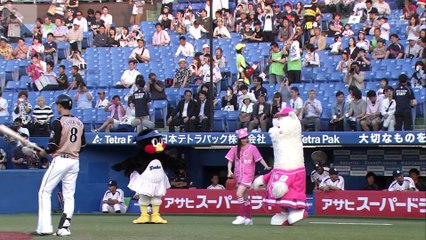 乃木坂46 白石麻衣 「ヤクルト×日本ハム」始球式 2015-05-26