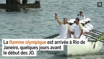 Malgré des manifestations, la flamme olympique est arrivée à Rio