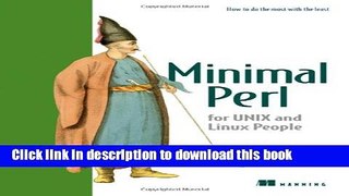 Download  Minimal Perl: For Unix and Linux People  Online