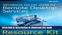 PDF  Windows Server 2008 R2 Remote Desktop Services Resource Kit  Free Books