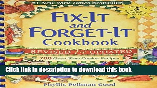 PDF Fix-It and Forget-It Cookbook: Feasting with Your Slow Cooker [FIX-IT FORGET-IT CKBK]