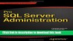 Download  Pro SQL Server Administration  Online