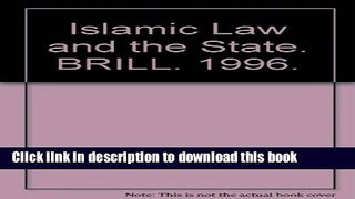 [Read PDF] Islamic Law and the State: The Constitutional Jurisprudence of Shihab Al-Din Al-Qarafi