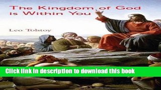 Books The Kingdom of God Is Within You Full Online